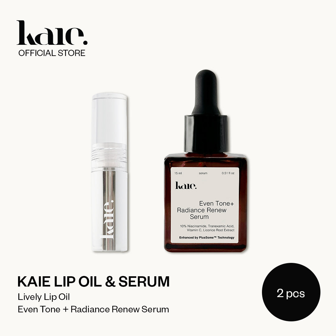 KAIE - Lively Lip Oil (Peptide, Ceramide, and Squalane), Even Tone + R ...