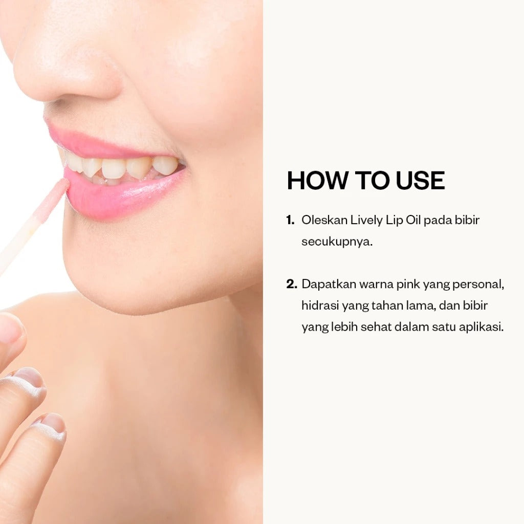 KAIE - Lively Lip Oil (Peptide, Ceramide, and Squalane), Anti Aging Peptide Complex Cream Moisturizer